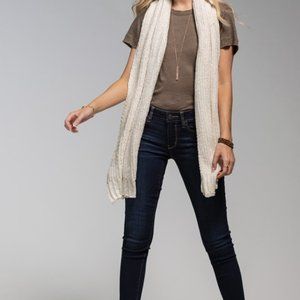 Ruggine Chenille Rib Knit Scarf